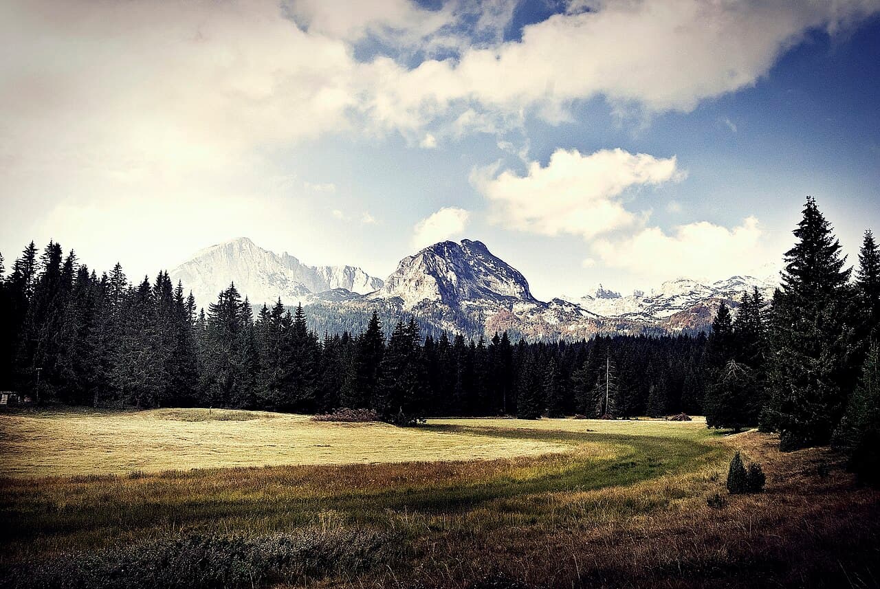 Berglandschaft im Durmitor-Nationalpark